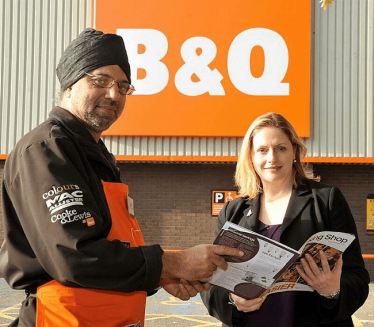 Mary Macleod MP Visits B&Q in Chiswick