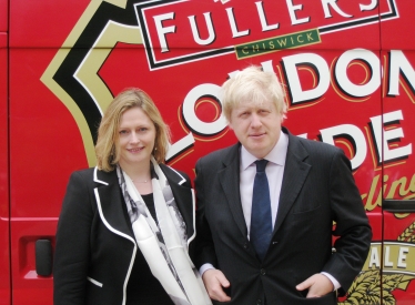 Mary Macleod and Boris Johnson