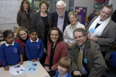 Mary Macleod MP with Theresa Villiers MP