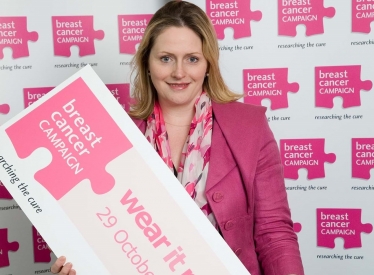 Local MP Mary Macleod raises awareness of annual Wear It Pink campaign